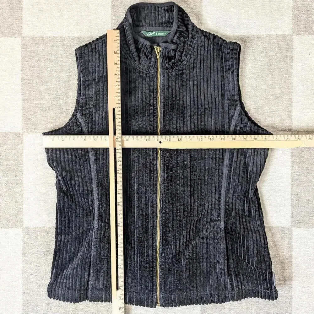 NWT Woolrich Kinsdale 100% cotton corduroy zip front vest